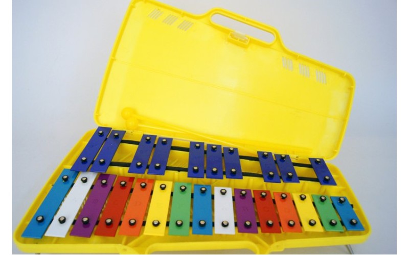 Fleet FLT-TL25S Металлофон 25 брусков, цветной чемоданчик