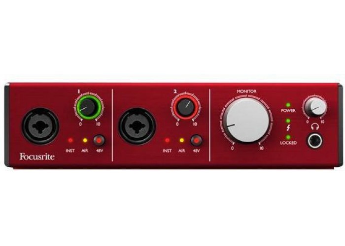 FOCUSRITE Clarett 2Pre - Thunderbolt интерфейс, 10 входов, 4 выхода