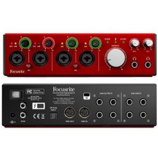 FOCUSRITE Clarett 4Pre - Thunderbolt интерфейс, 18 входов, 8 выходов