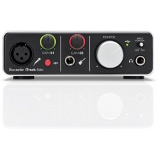 FOCUSRITE iTrack Solo (Lightning). Компактный USB интерфейс с возможностью записи на iPad.