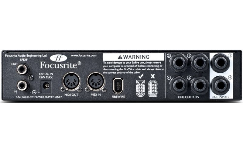 FOCUSRITE Saffire PRO 14 - FireWire интерфейс