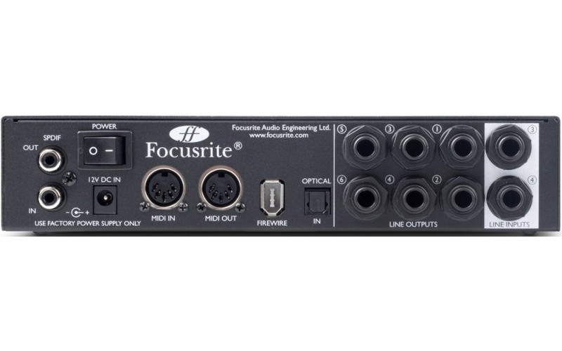 FOCUSRITE Saffire PRO 24 - Firewire-интерфейс