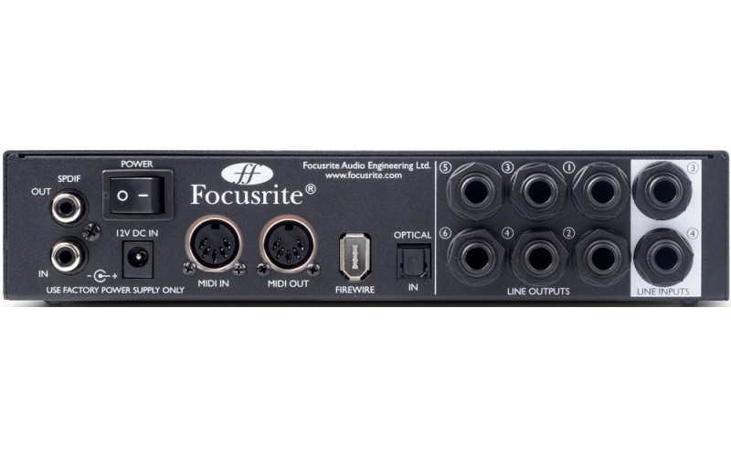 FOCUSRITE Saffire PRO 24 DSP - Firewire-интерфейс