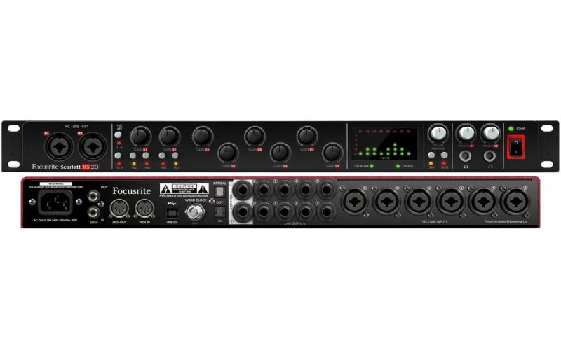 FOCUSRITE Scarlett 18i20 - USB аудио интерфейс