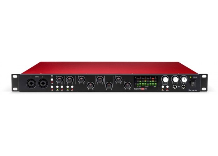 FOCUSRITE Scarlett 18i20 2nd Gen - USB аудио интерфейс, 18 входов, 20 выходов