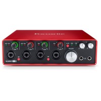 FOCUSRITE Scarlett 18i8 2nd Gen - USB аудио интерфейс, 18 входов, 8 выходов