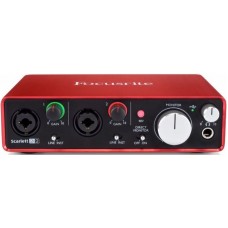 FOCUSRITE Scarlett 2i2 2nd Gen - USB аудио интерфейс, 2 входа, 2 выхода