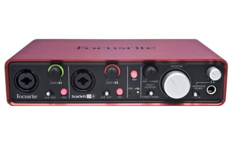 FOCUSRITE Scarlett 2i4 - usb audio интерфейс