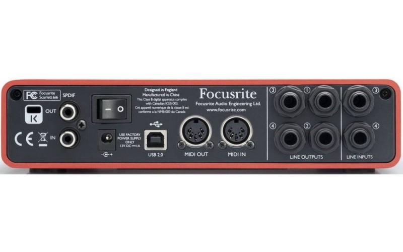 FOCUSRITE Scarlett 6i6 - usb audio интерфейс