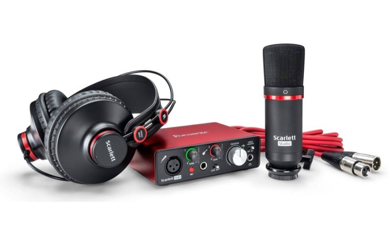 FOCUSRITE Scarlett Solo Studio 2nd Gen - студийный комплект (Scarlett Solo, наушники, микрофон, ПО)