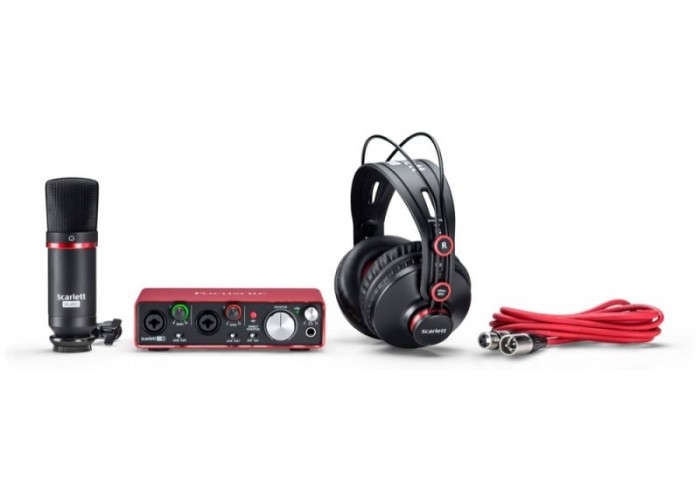 FOCUSRITE Scarlett Studio 2nd Gen - студийный комплект (Scarlett 2i2, наушники, микрофон, ПО)