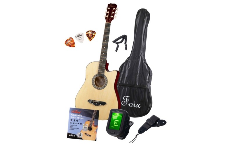 Foix FFG-2038CAP-NA Акустическая гитара+Аксессуары, натуральная