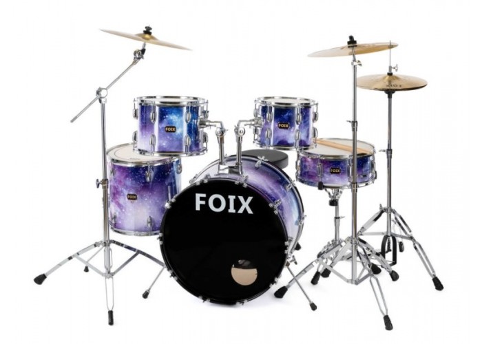 Foix LH-21H10 Барабанная установка, фиолетовая