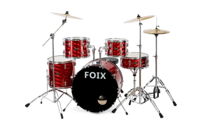 Foix LH-21H21 Барабанная установка, красная