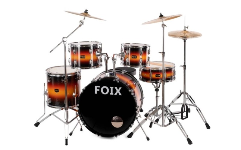 Foix LH-21H22 Барабанная установка, оранжевая/черная