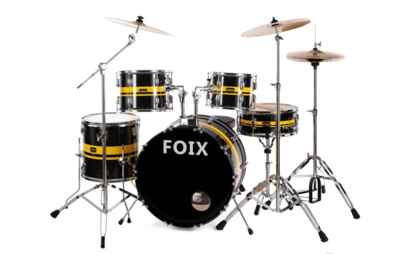 Foix LH-21H25 Барабанная установка, черная/желтая