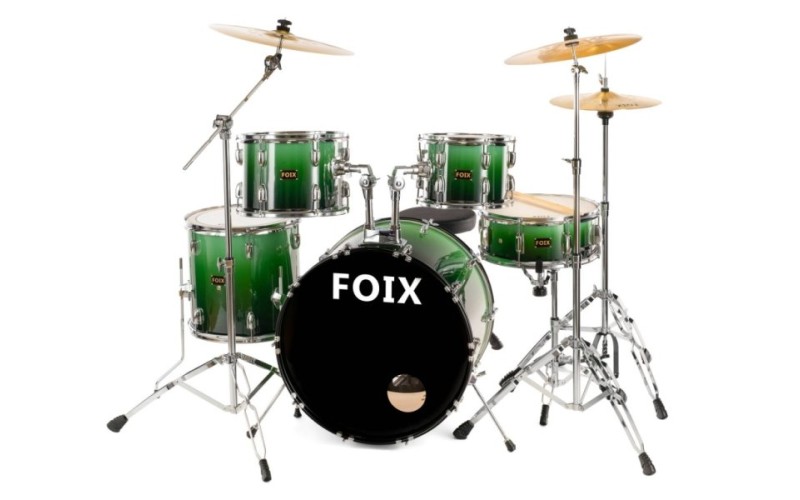 Foix LH-21H29 Барабанная установка, зеленая