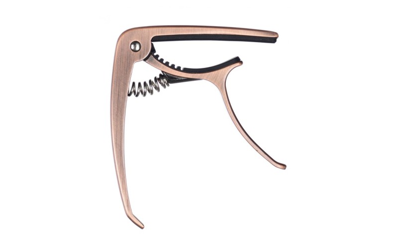 FZONE FC-76 BR Каподастр для акустической гитары, металлический, цвет - бронза