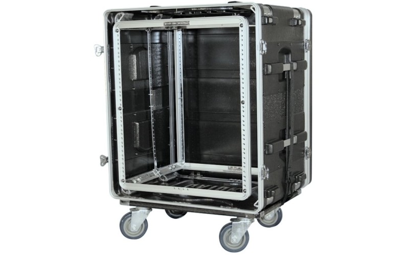 GATOR G-SHOCK-12L - рэковый кейс с антиударной подвеской, 12U, пластик, вес 15,4кг