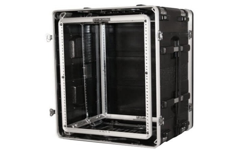 GATOR G-SHOCK-12L - рэковый кейс с антиударной подвеской, 12U, пластик, вес 15,4кг