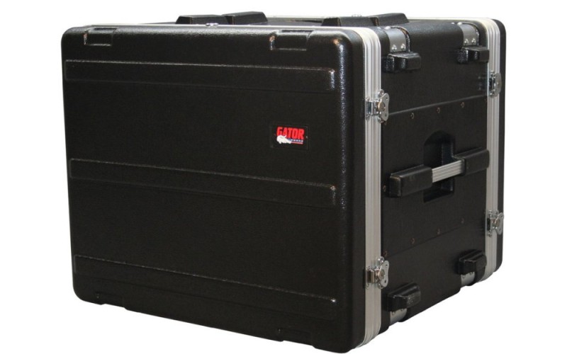 GATOR G-SHOCK-8L - рэковый кейс с антиударной подвеской, 8U, пластик, вес 13,14кг