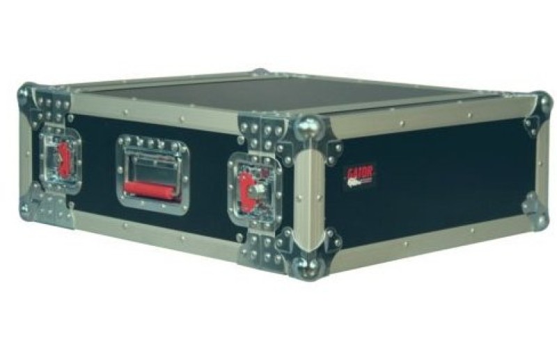 GATOR G-TOUR 2U - рэковый флайт-кейс, 2 U, ,дерево,черный, вес 11 кг.