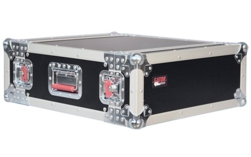 GATOR G-TOUR 4U - рэковый флайт-кейс, 4 U, ,дерево,черный, вес 12,99кг
