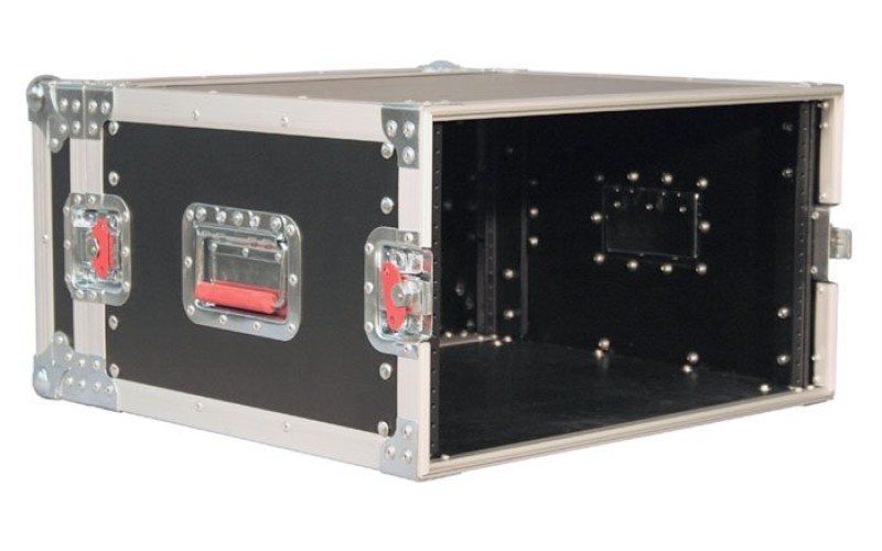 GATOR G-TOUR 6U - рэковый флайт-кейс, 6 U, ,дерево,черный