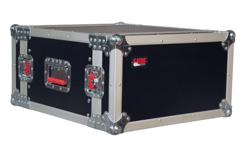 GATOR G-TOUR 6U - рэковый флайт-кейс, 6 U, ,дерево,черный