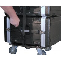 GATOR GA-100 - тележка для транспортировки рэков, на колесах, 2 ремня