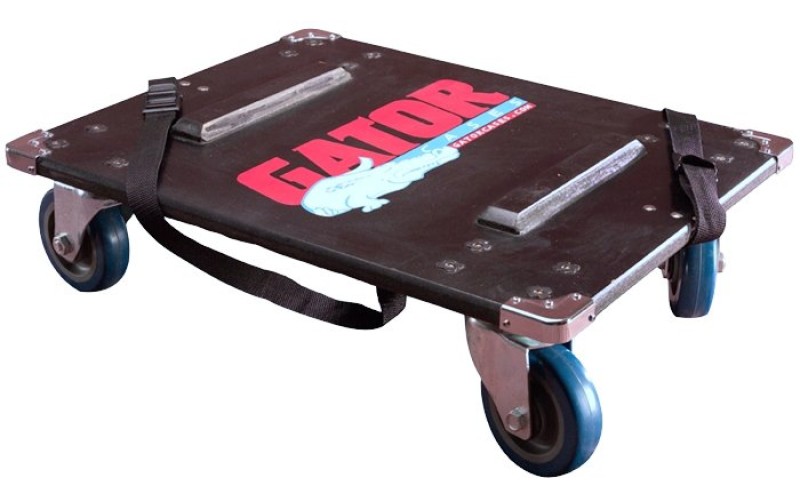 GATOR GA-100 - тележка для транспортировки рэков, на колесах, 2 ремня
