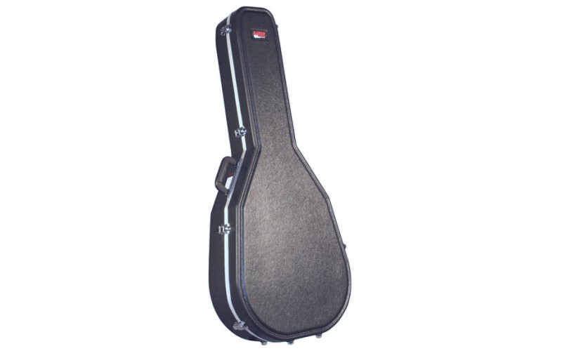 GATOR GC-JUMBO - пластиковый кейс для гитар типа JUMBO, делюкс, черный, вес 5.53 кг
