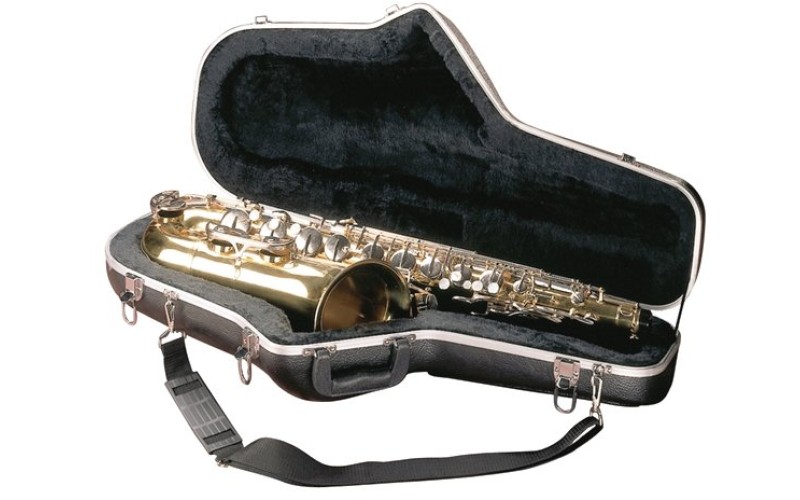 GATOR GC-TENOR SAX - пластиковый кейс для тенор-саксофона, чёрный, вес 2,94 кг.