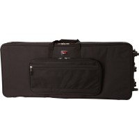 GATOR GK-61-SLIM - нейлоновый кейс с жесткой рамкой для клавиш,тонкий, 61кл., с колесами