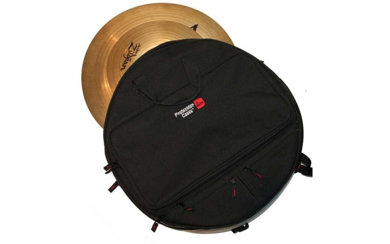GATOR GP-CYMBAK-22 - нейлоновая сумка для тарелок, с разделителями, на 6 тарелок до 22