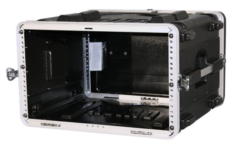 GATOR GR-6L -рэковый кейс на 6U, стальные рельсы, глубина 19