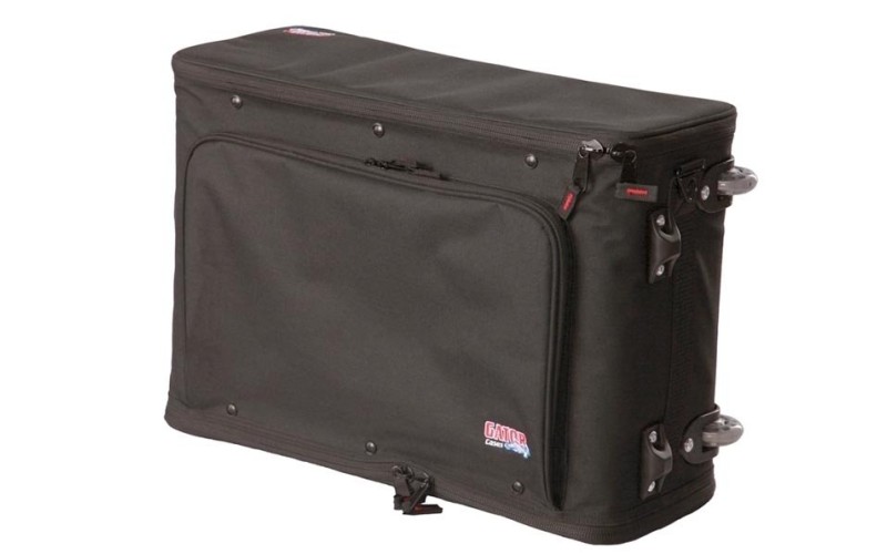 GATOR GR-RACKBAG-2UW -сумка рэковая, стальные рельсы, 2U, на колёсах