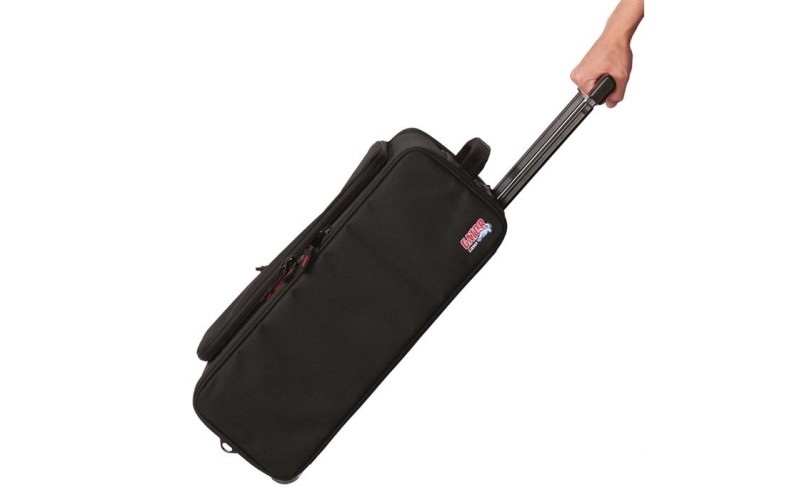 GATOR GR-RACKBAG-2UW -сумка рэковая, стальные рельсы, 2U, на колёсах