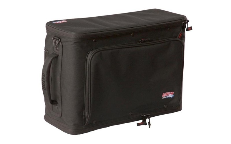 GATOR GR-RACKBAG-2UW -сумка рэковая, стальные рельсы, 2U, на колёсах