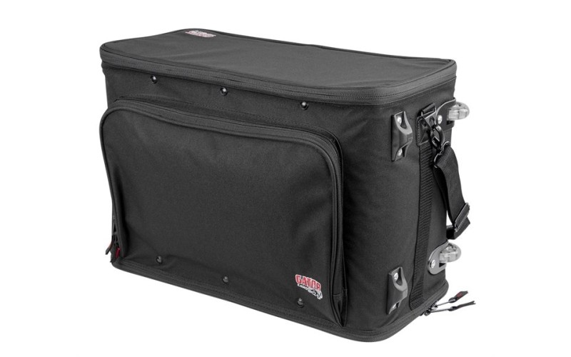 GATOR GR-RACKBAG-3UW -сумка рэковая, стальные рельсы, 3U, на колёсах