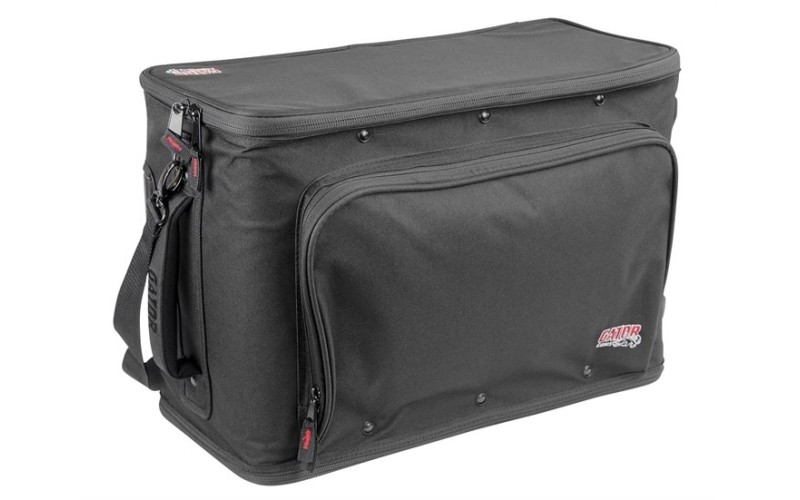 GATOR GR-RACKBAG-3UW -сумка рэковая, стальные рельсы, 3U, на колёсах