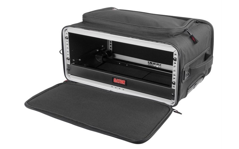 GATOR GR-RACKBAG-3UW -сумка рэковая, стальные рельсы, 3U, на колёсах