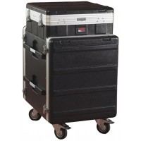 GATOR GRC-10X12 PU рэковый кейс,пластик,10U верх, 12U низ, компактный, легкий доступ к кабелям