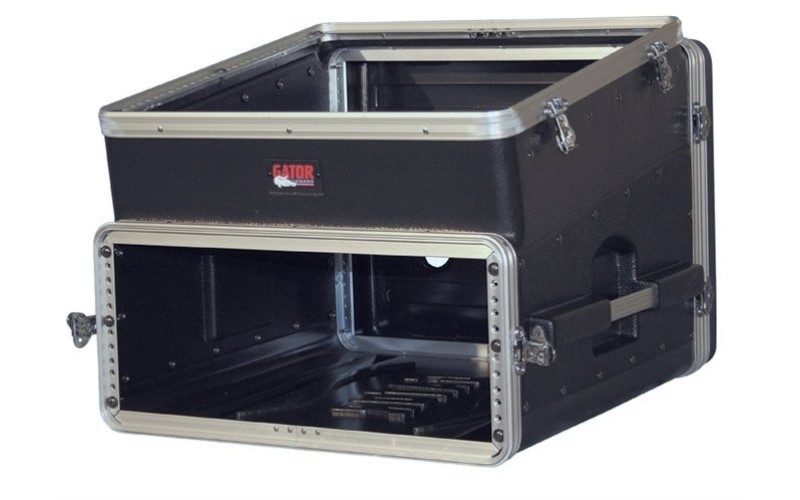 GATOR GRC-10X4 - рэковый кейс,пластик,черный,10U верх, 4U низ, компактный, легкий доступ к кабелям