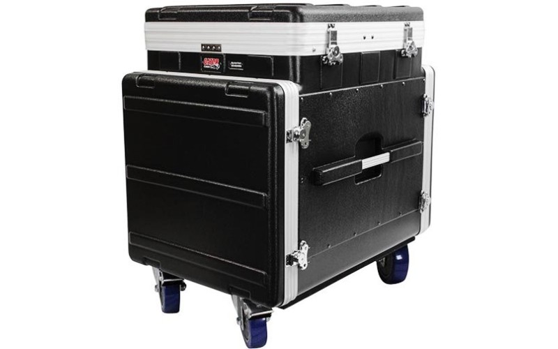 GATOR GRC-12X10PU - кейс,пластик,черный,12U верх, 10U фронт, компактный, откидная крышка