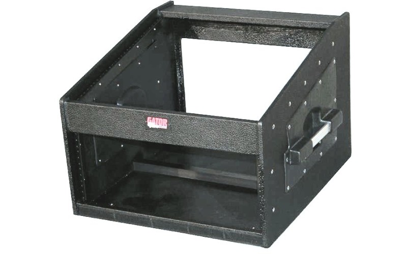 GATOR GRCW-10X4 - рэковый кейс, 10U верх, 4U низ, дерево, черный, со съемным чехлом