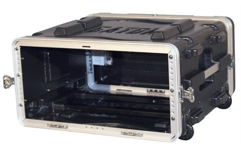 GATOR GRR-4L - рэковый кейс на 4U, стальные рельсы, глубина 19