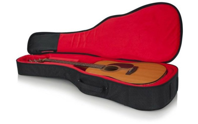 GATOR GT-ACOUSTIC-BLK - усиленный чехол для акустических гитар, цвет черный