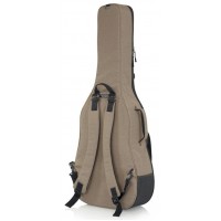 GATOR GT-ACOUSTIC-TAN - усиленный чехол для акустических гитар, цвет бежевый