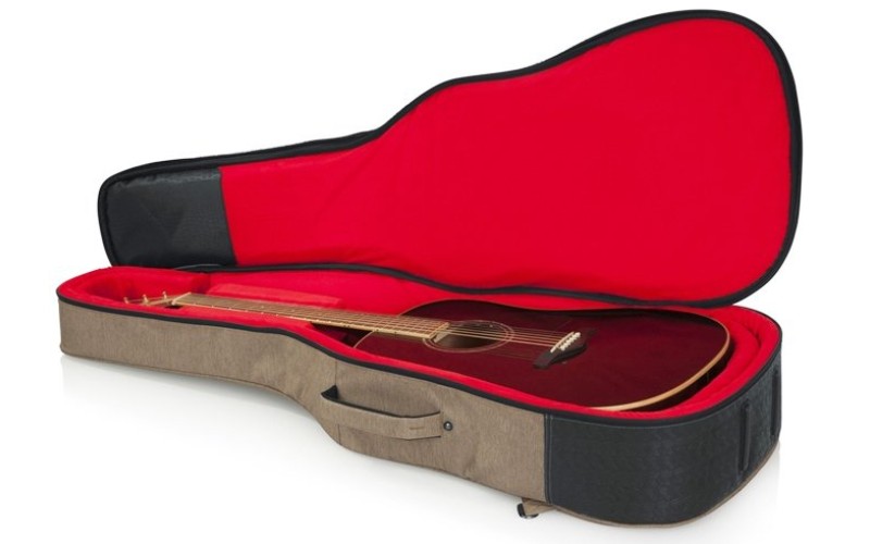 GATOR GT-ACOUSTIC-TAN - усиленный чехол для акустических гитар, цвет бежевый